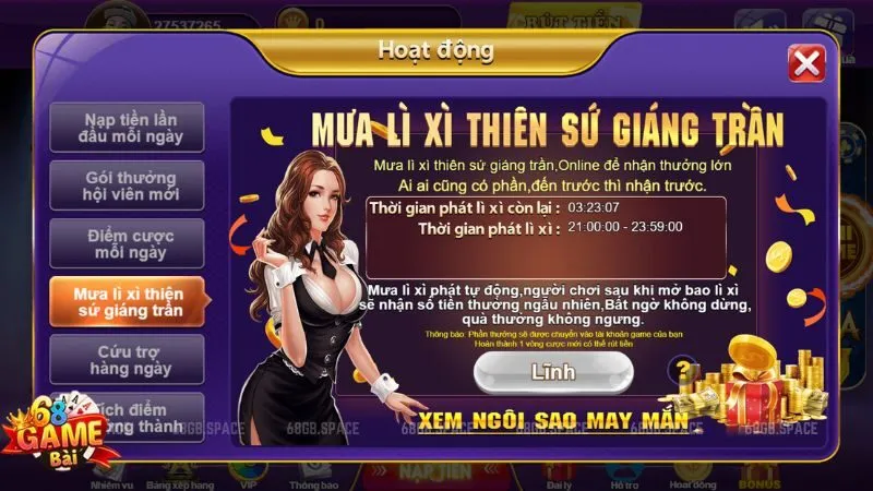 khuyen mai 68 game bai